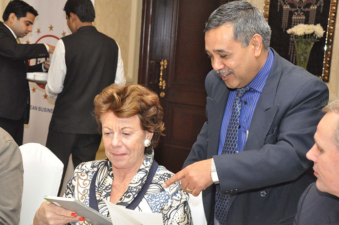 At an ICT sector engagement