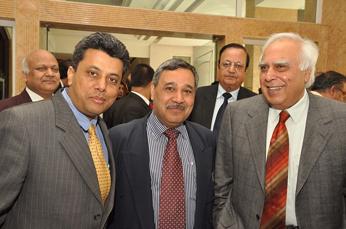 With Sh. Kapil Sibal, senior politician