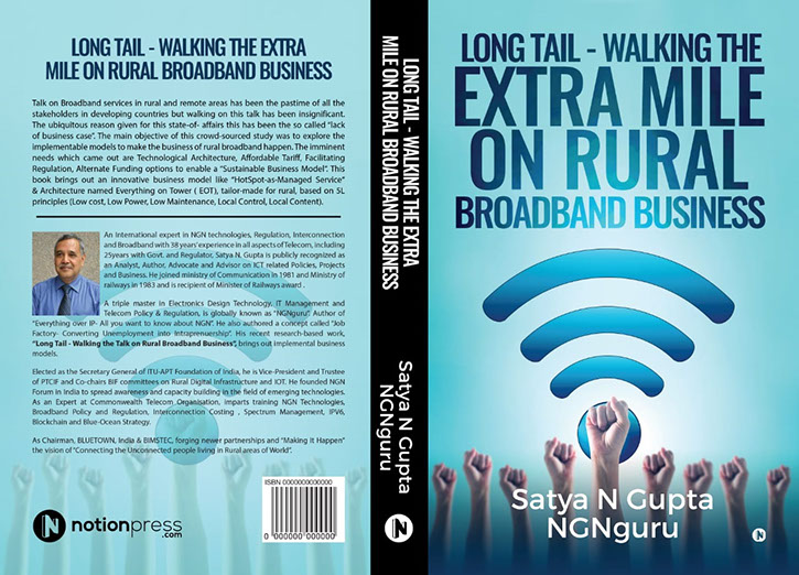 &ldquo;Long Tail — Walking the Extra Mile on Rural Broadband Business&rdquo; — book cover